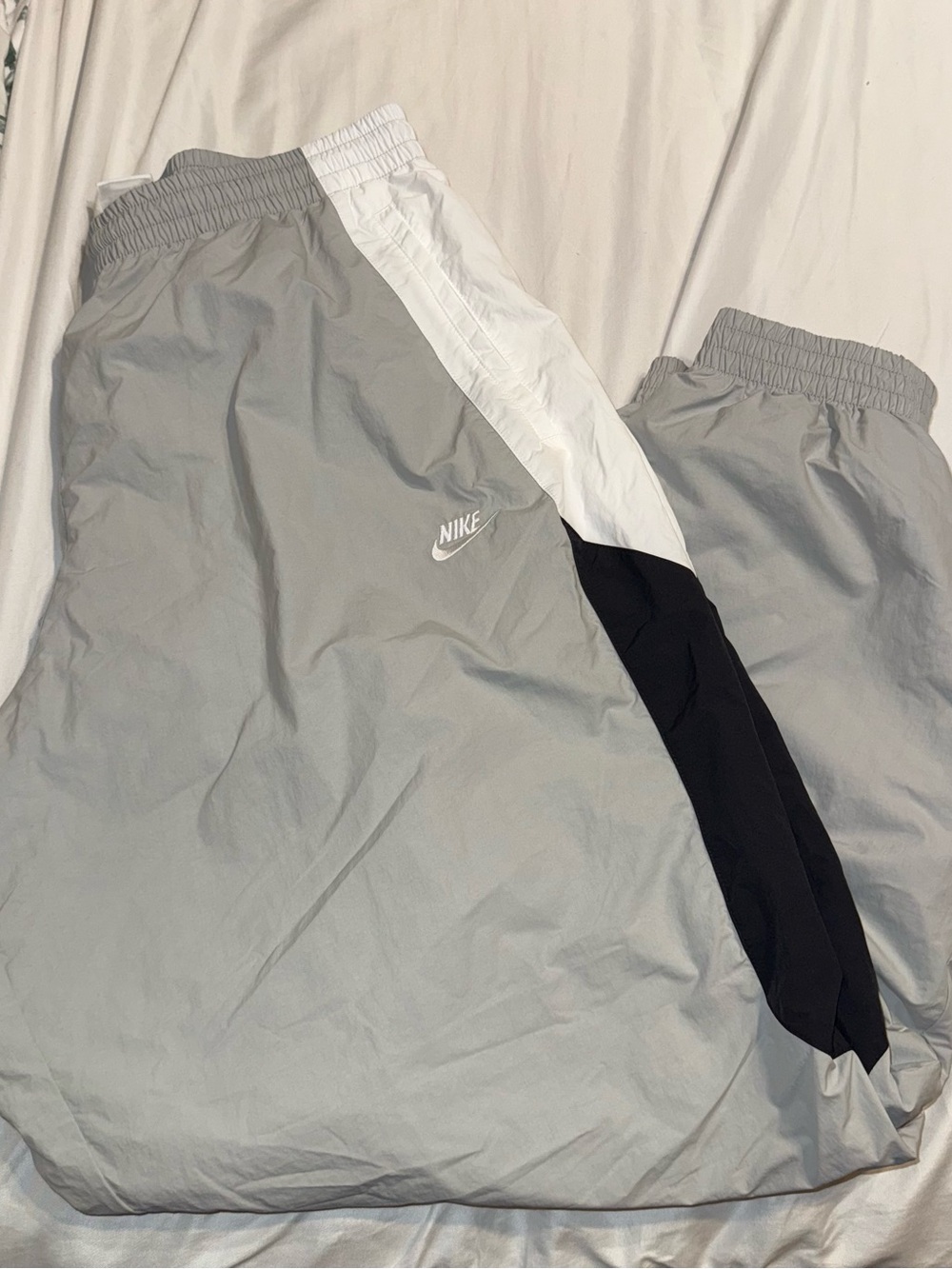 Nike Gray Colorblock Track Pants